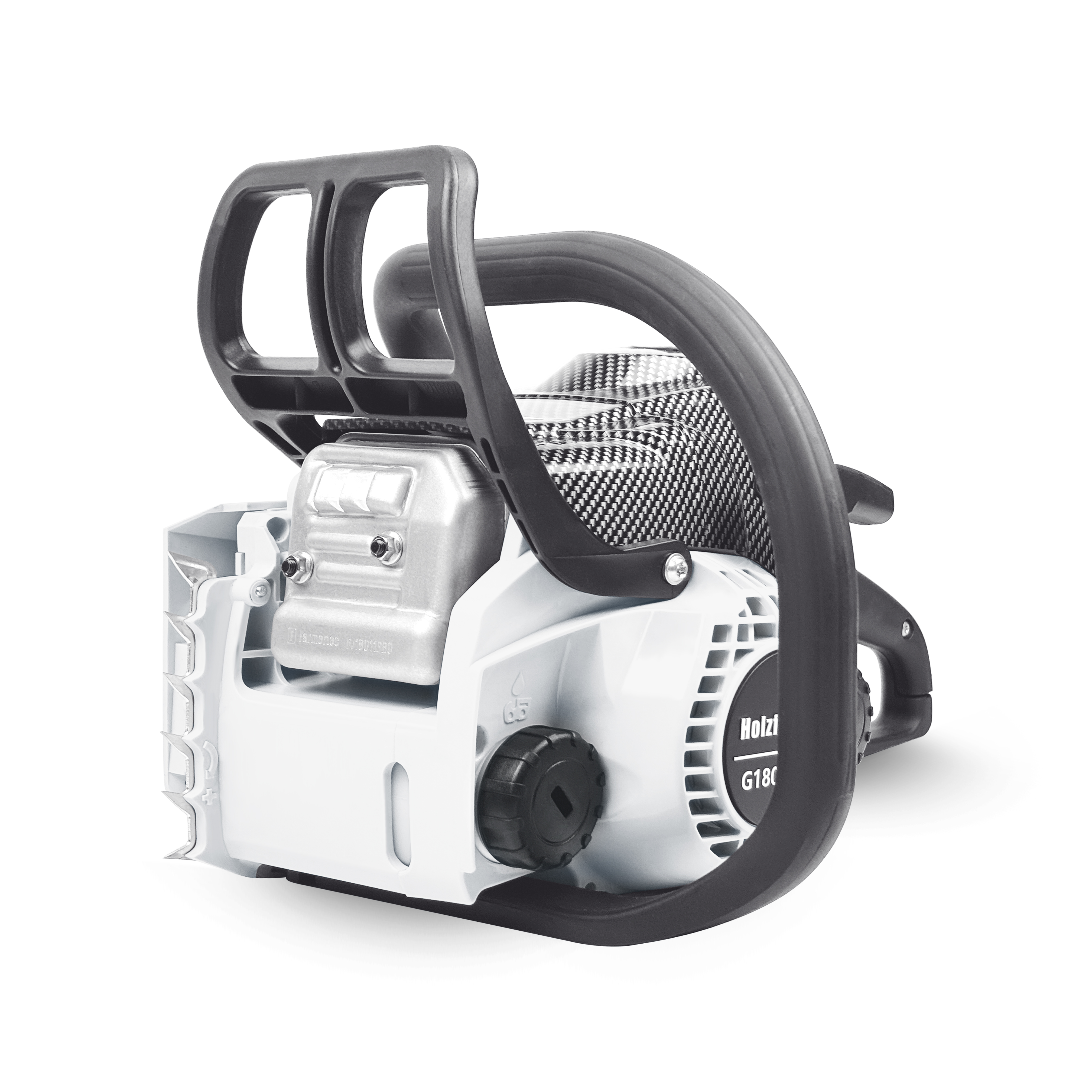 31.8 cubic meters of HolzFFORMA® G180EPRO gasoline Chain Saw with a tire of 16 ', 40 cm.