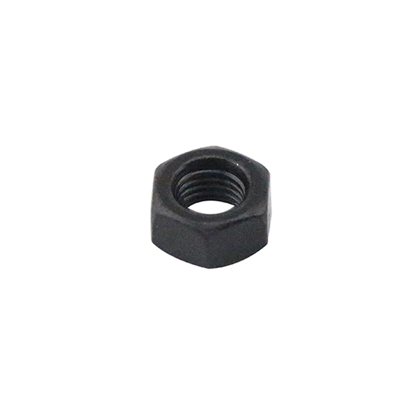 Hexagonal nut M10x1.0 mm for Stihl MS660 066, stainless steel, strong black thread, OEM # 9211 260 1340