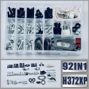 92in1 screws, bolts, nuts, clamps, chain tensioner, equipment set for Husqvarna 362 365 371 372xp chainsaw