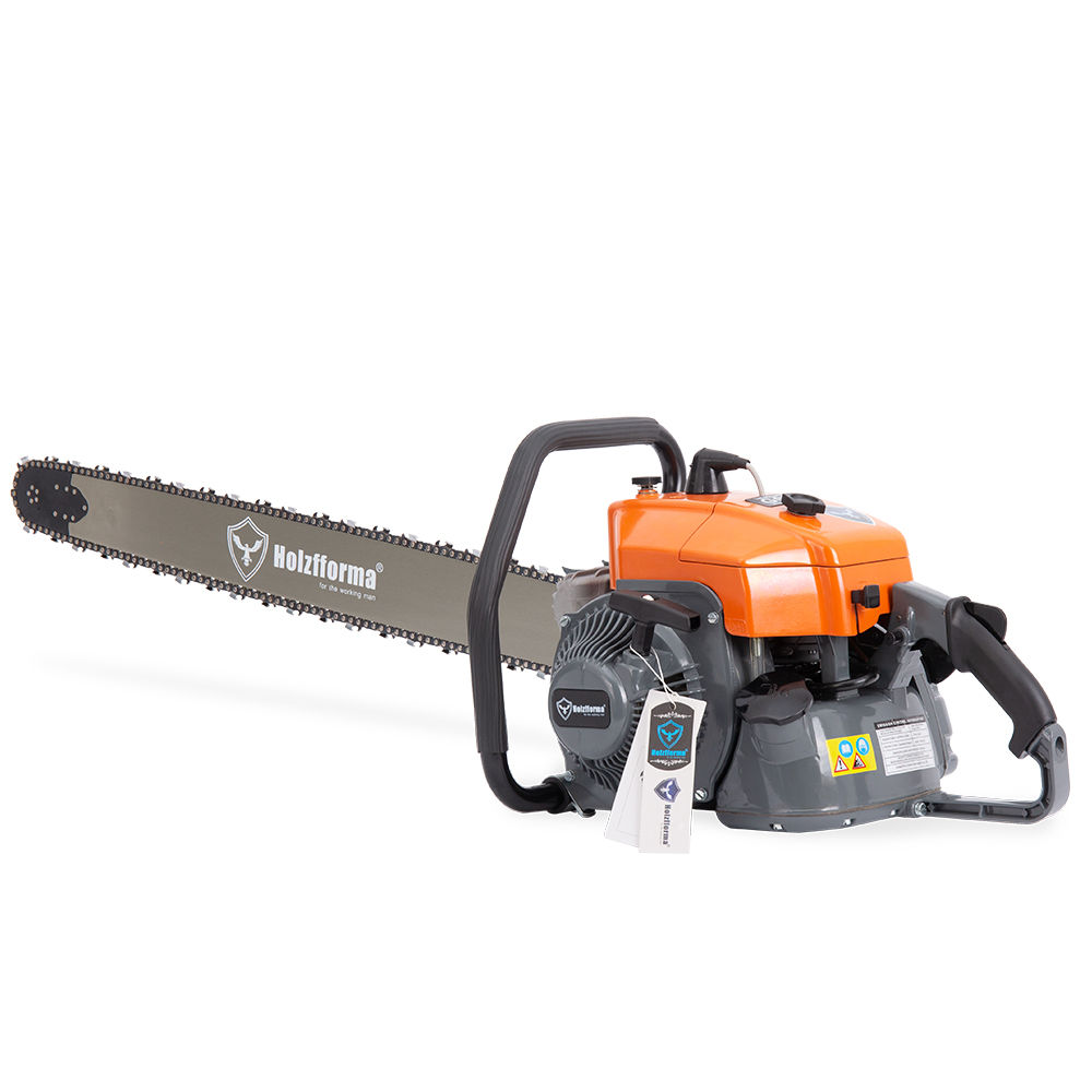 105 cubic cubic cm Holzfforma® G070 gasoline Chain Saw with a tire of 48 ', 122 cm. 