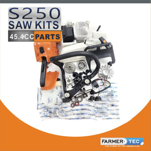 The full set of the FarMertec spare parts for Holzfforma G255 STIHL MS250 025 MS230 023 MS210 021 BELLOWNT engine Carter Carter Carburetor Cylinder piston ignition reel