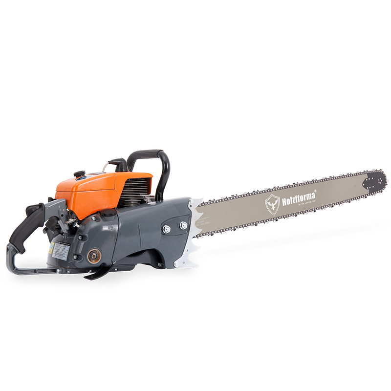 105 cubic cubic cm Holzfforma® G070 gasoline Chain Saw with a tire of 48 ', 122 cm. 