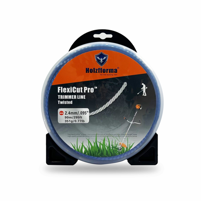 Flexicut Pro ™ 2.4 mm/.095 'x90 m/295 feet Twisted trimmer fishing line of the highest quality