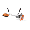 27.2 cubic meters. see holzfforma ff55 Brush Cutter