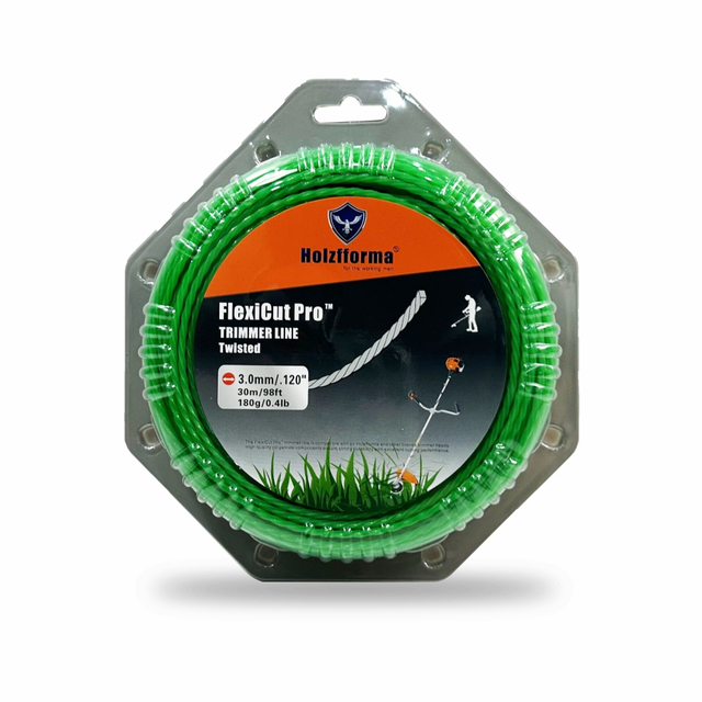 Flexicut Pro ™ 3.0 mm/.120 'x10 m/33 feet Twisted trimmer fishing line of the highest quality