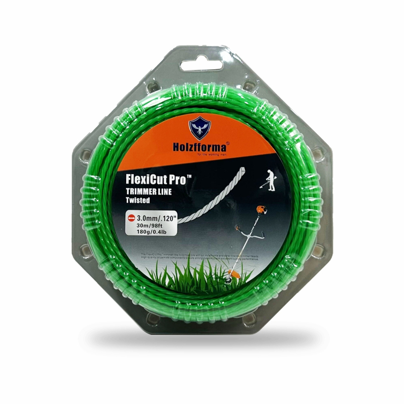 Flexicut Pro ™ 3.0 mm/.120 'x10 m/33 feet Twisted trimmer fishing line of the highest quality