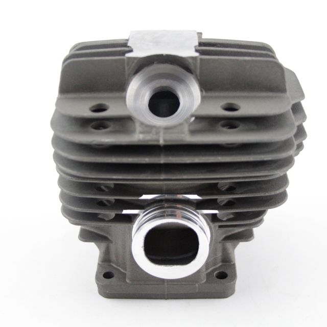 A cylindrical piston set 50 mm for the Stihl 044 MS440 MS 440 chainsaw with the departure of the port #1128-020-12227