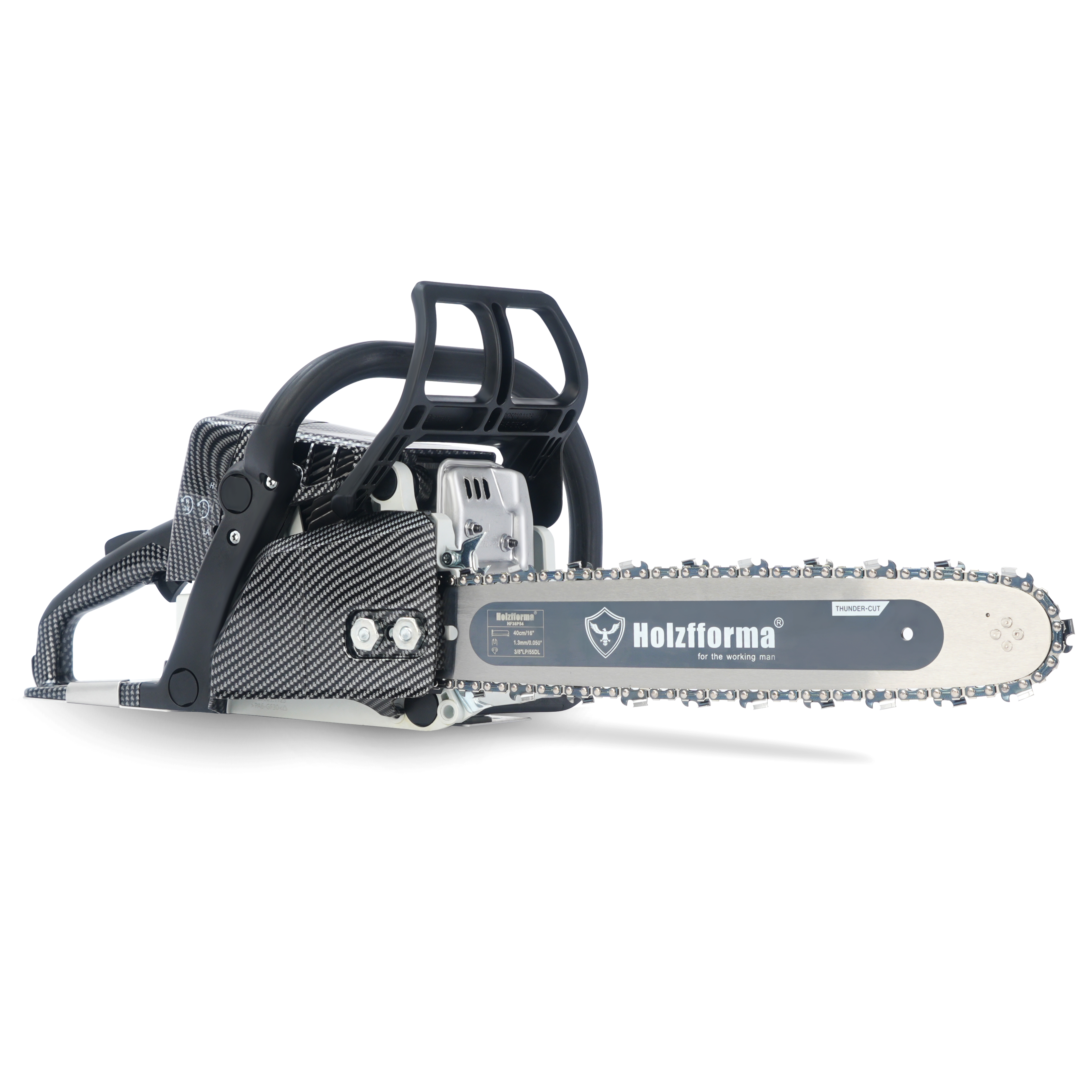 45.4 cm3 holzfforma® G255EPRO gasoline Chain Saw with a tire 16 ', 40 cm.