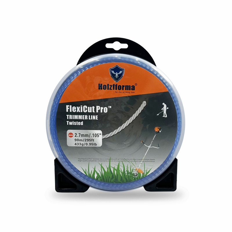 Flexicut Pro ™ 2.7 mm/.105 'x90 m/295 feet Twisted trimmer fishing line of the highest quality