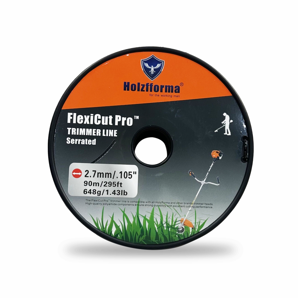 Flexicut Pro ™ 2.7 mm/.105 '' x90 m/295 feet trimmer fishing line with Zazubins