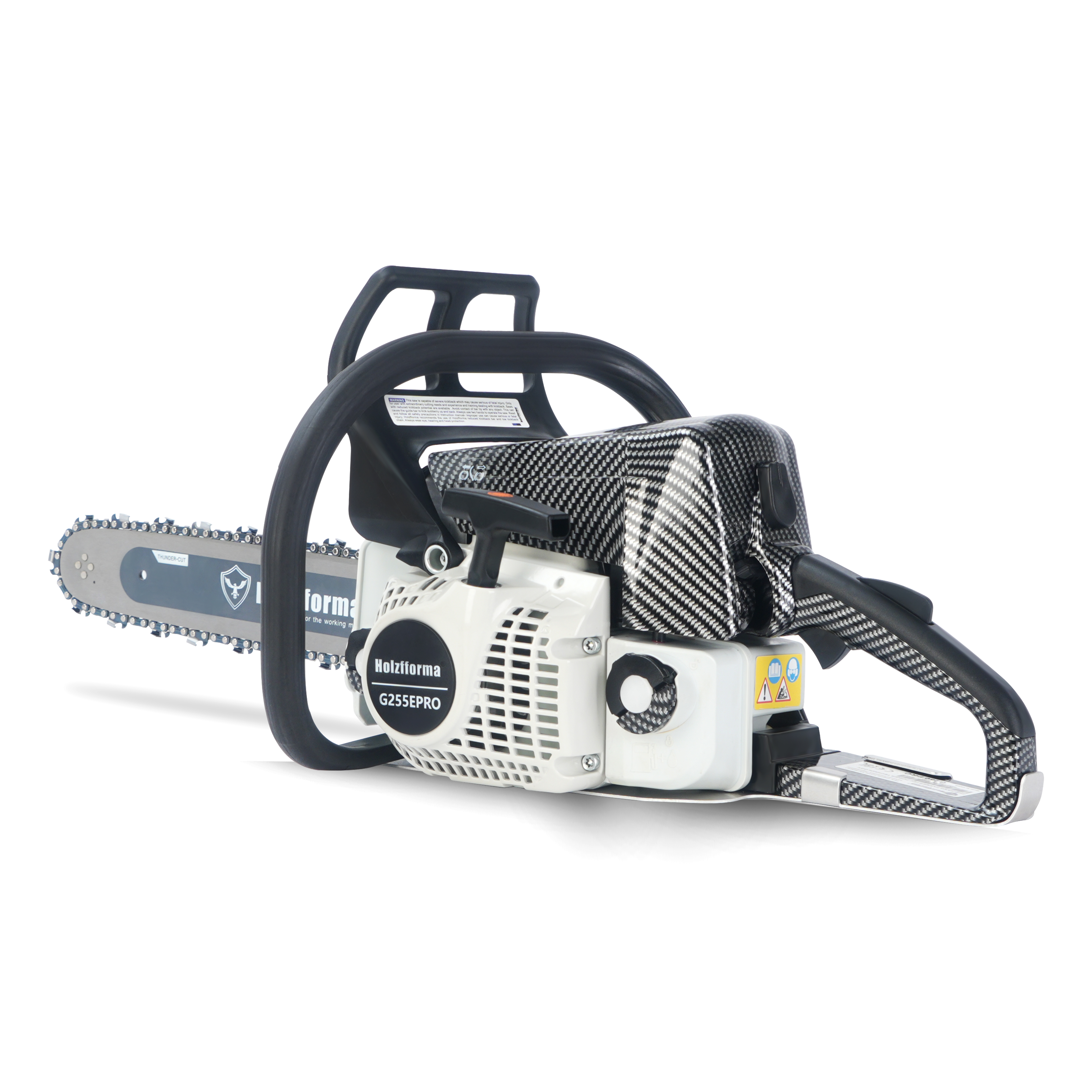 45.4 cm3 holzfforma® G255EPRO gasoline Chain Saw with a tire 16 ', 40 cm.