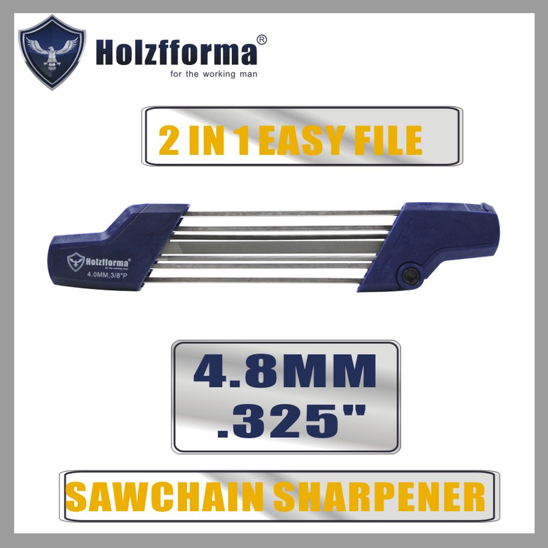 2 in 1 Easy File .325 3/16 4.8 mm sharpener for a chain of chain saw 5605 750 4304