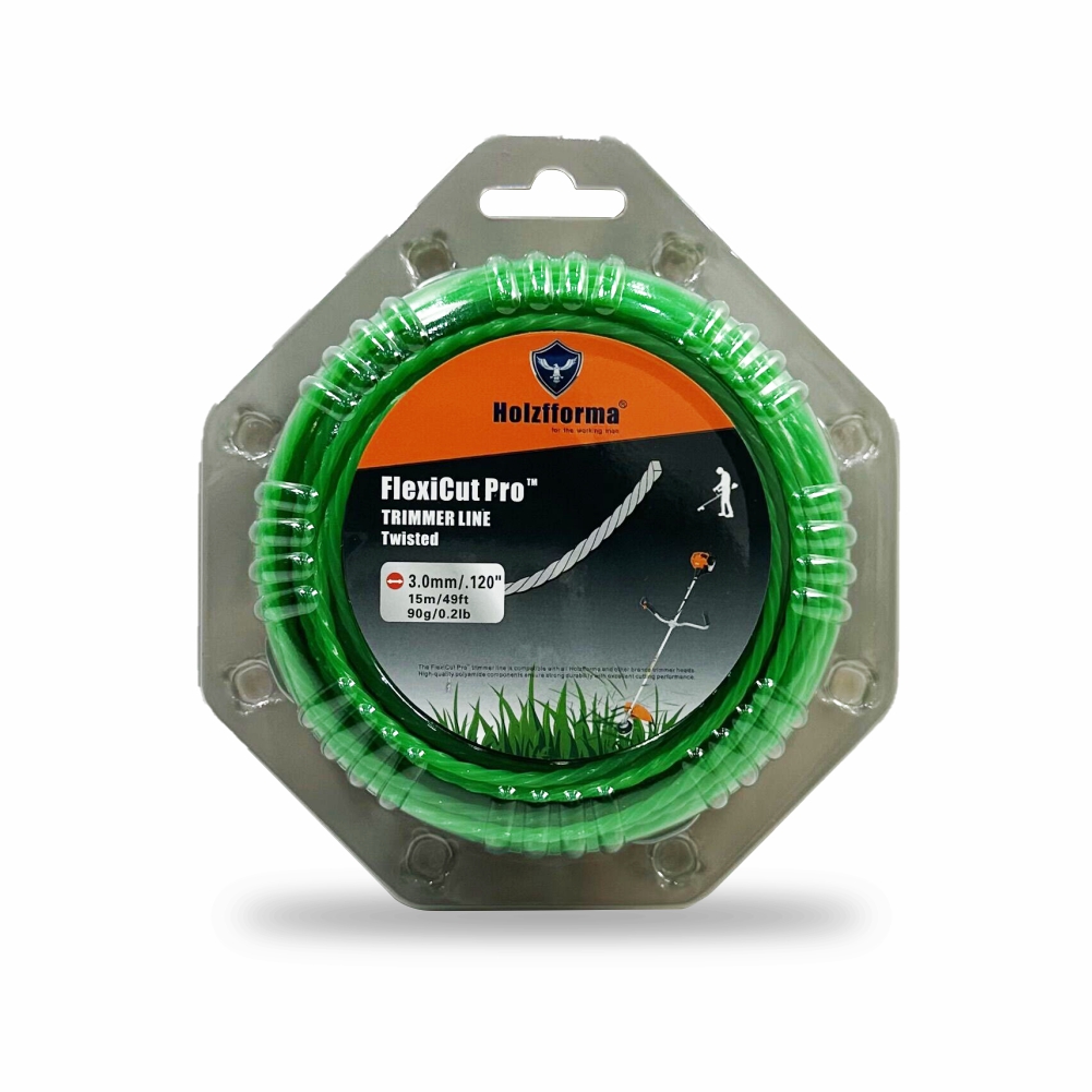 Flexicut Pro ™ 3.0 mm/.120 'x15 m/49 feet Twisted trimmer fishing line of the highest quality