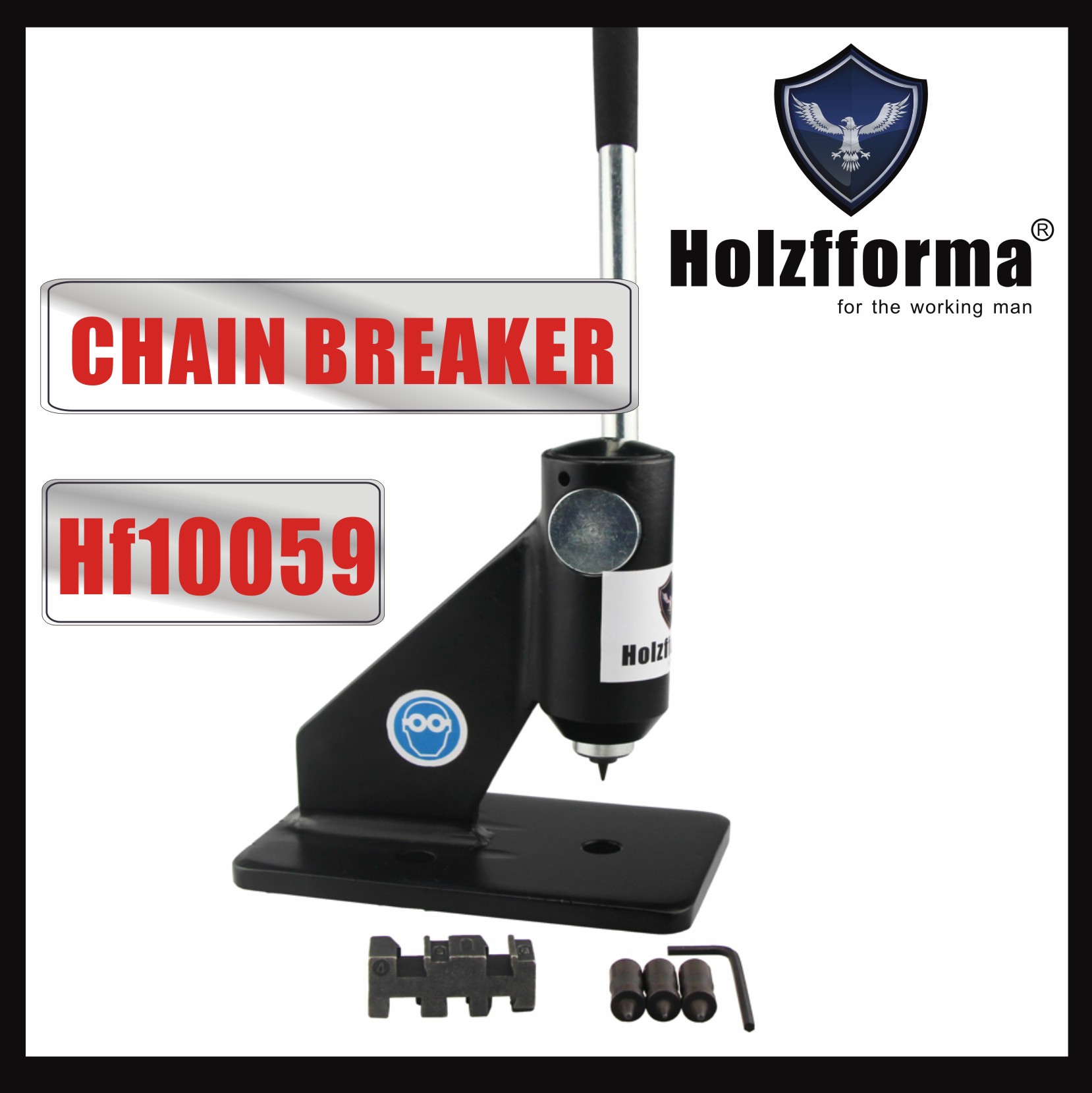 Tool for repairing steel chain circuit breaker HolzFFORMA® Professional desktop installation