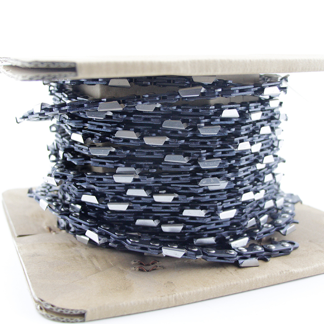 Holzfforma® 25 -foot roller saws with a step of 0.404 inches and a caliber of 0.063 inches for Stihl Dolmar Echo McCullock Homelite Jindaiwa Makita Oleo Mac Oregon Carlton ChainsaW from 10 pcs. appropriate connecting links and 6 boxes