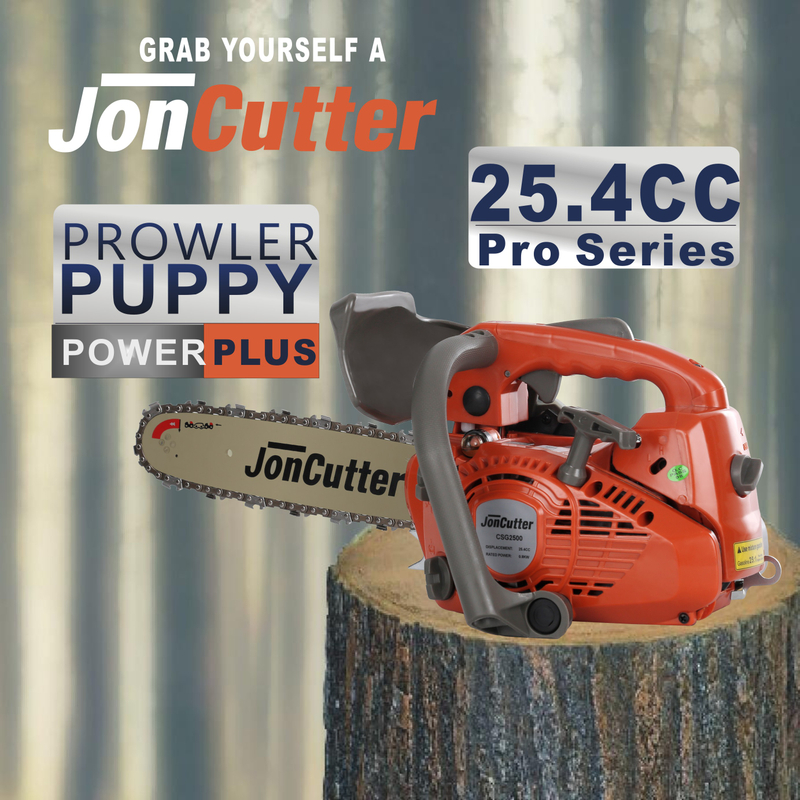 25.4 cubic cube joncutter G2500 upper handle gasoline chainsaw with the upper handle, power head without a saw chain and guide tire