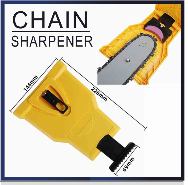 Carpet for a chain saw with mounting on the rod Portable simple to use a set for sharpening