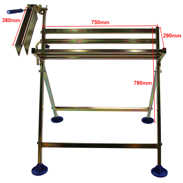 HolzFFORMA folding equestrian saw for cutting lumber from steel